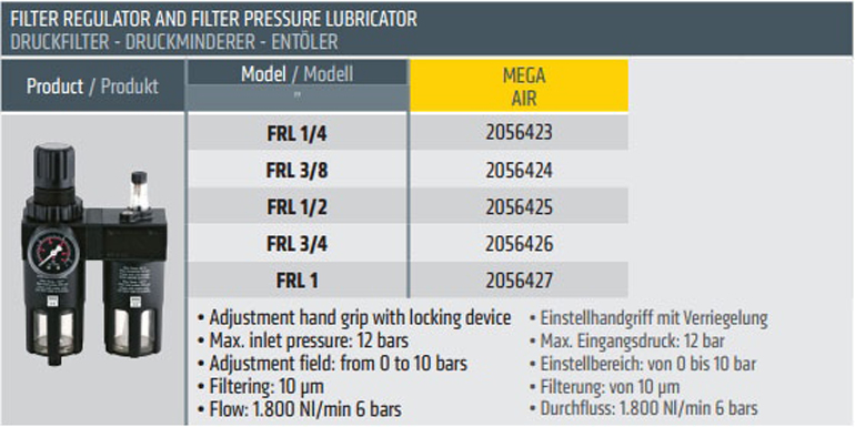 Filter regulator